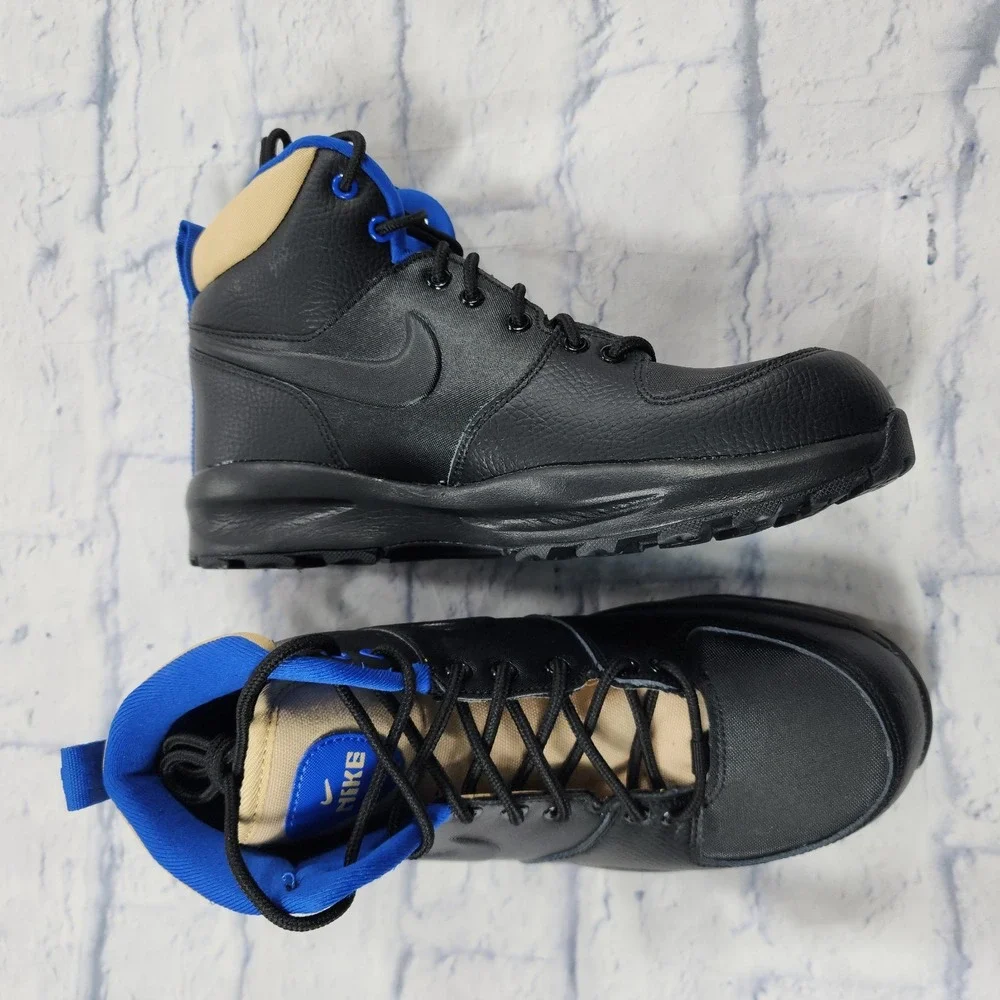 Nike Boots YOUTH SIZE 6.5Y WOMENS 8 Manoa LTR Black Sesame Game Royal BQ5372 003